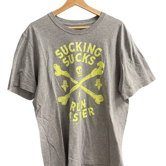 Promo Nike Sucking Sucks Run Faster Tees Size XL - Picture 1 of 3
